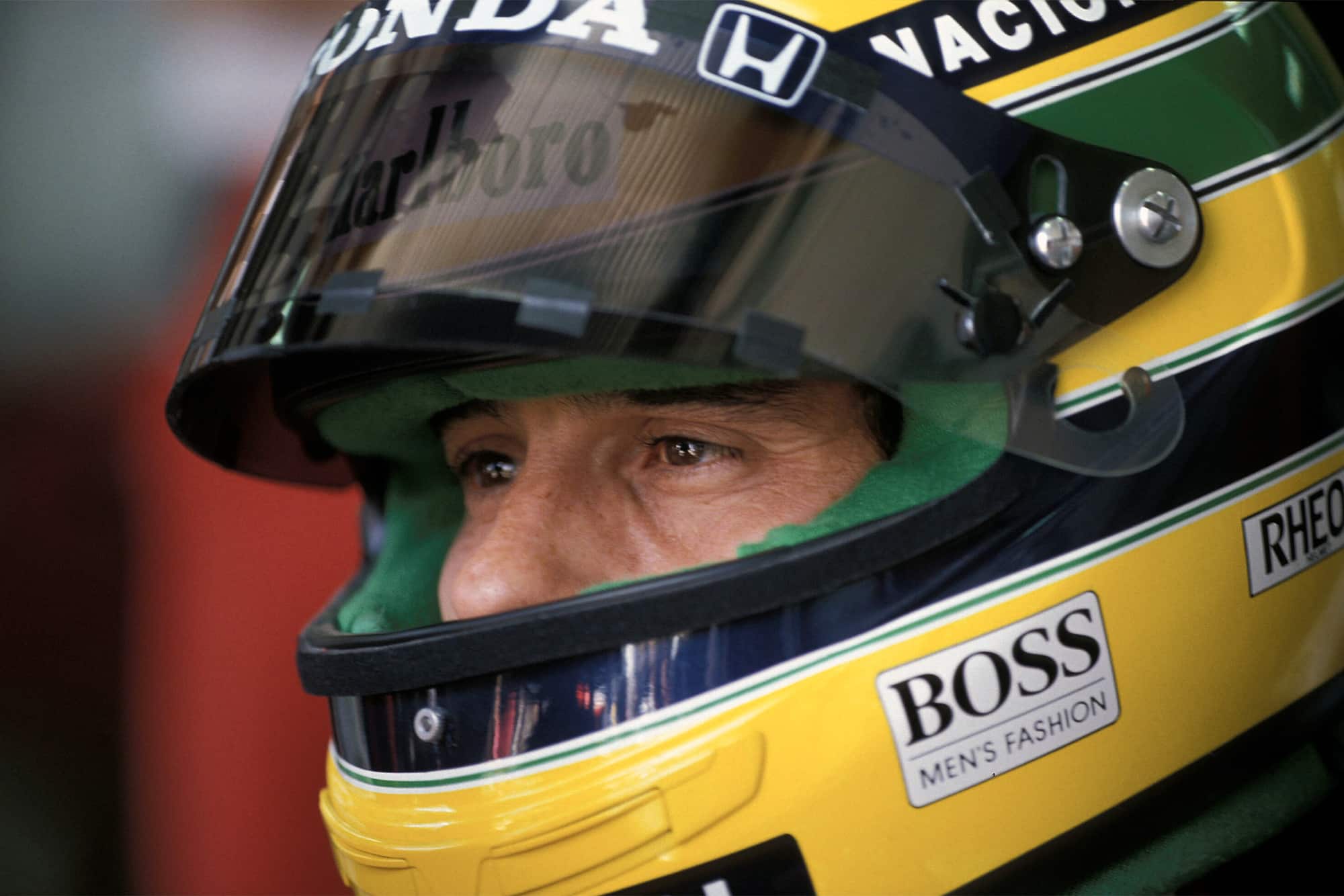 Ayrton Senna during the 1990 Formula 1 season