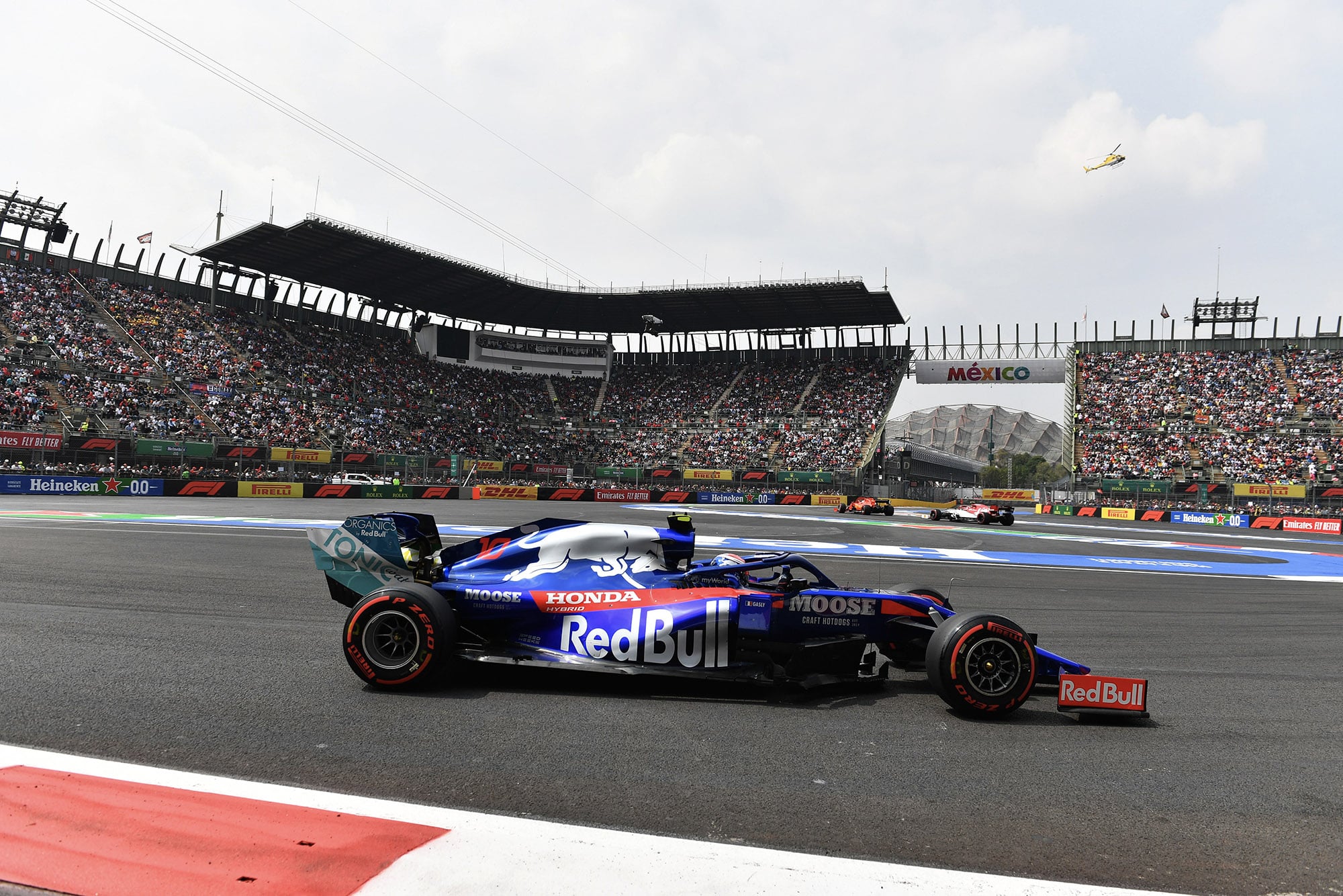 Toro Rosso during qualifying for the 2019 F1 Mexican Grand Prix