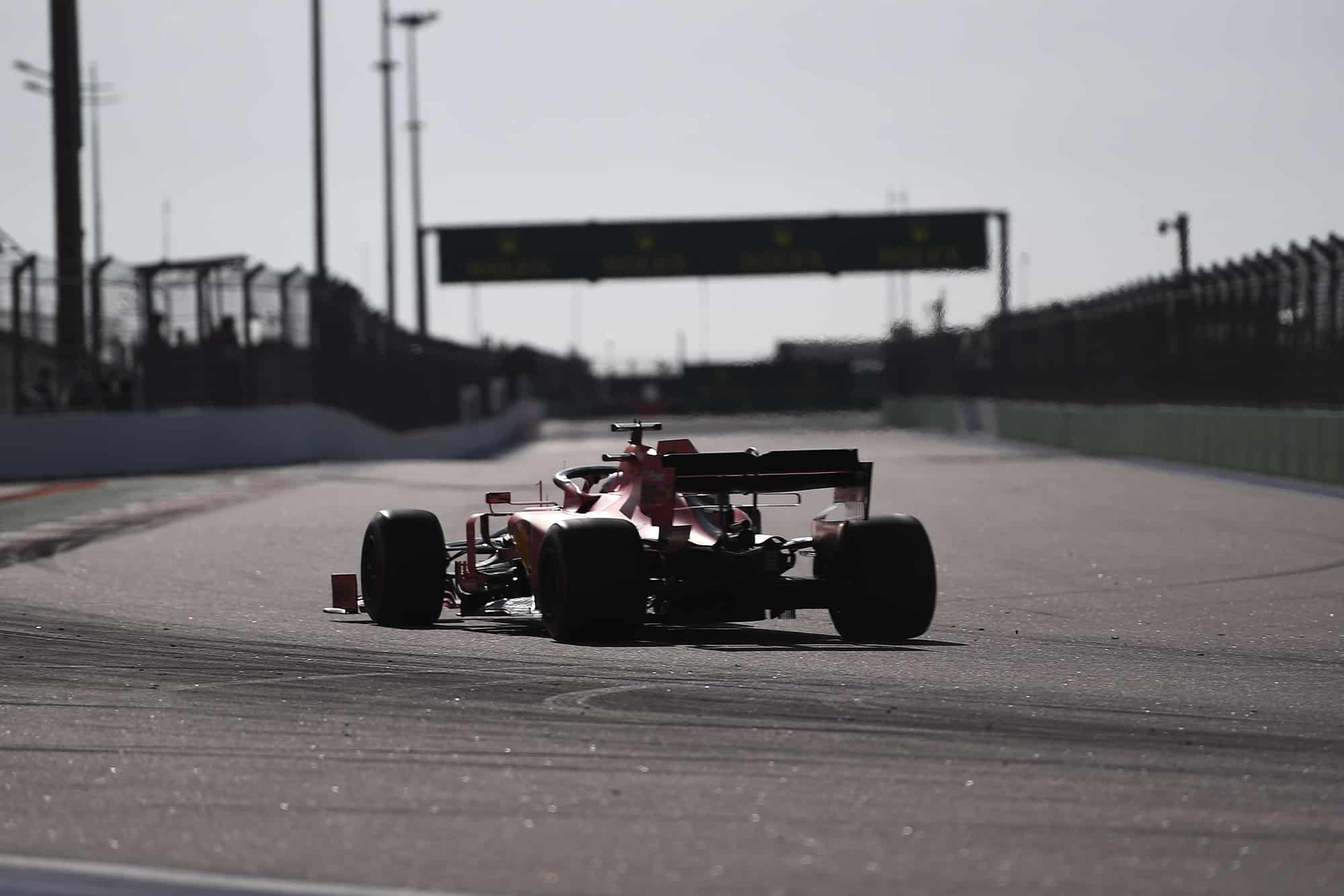 Sebastian Vettel during the 2019 Russian Grand Prix