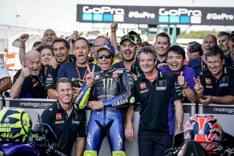 Rossi last front-row start Silverstone