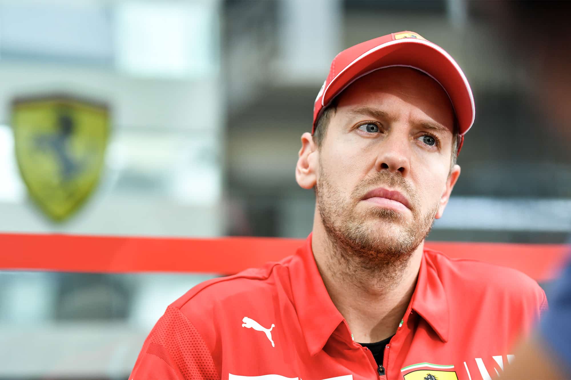 Sebastian Vettel during the 2019 Formula 1 season