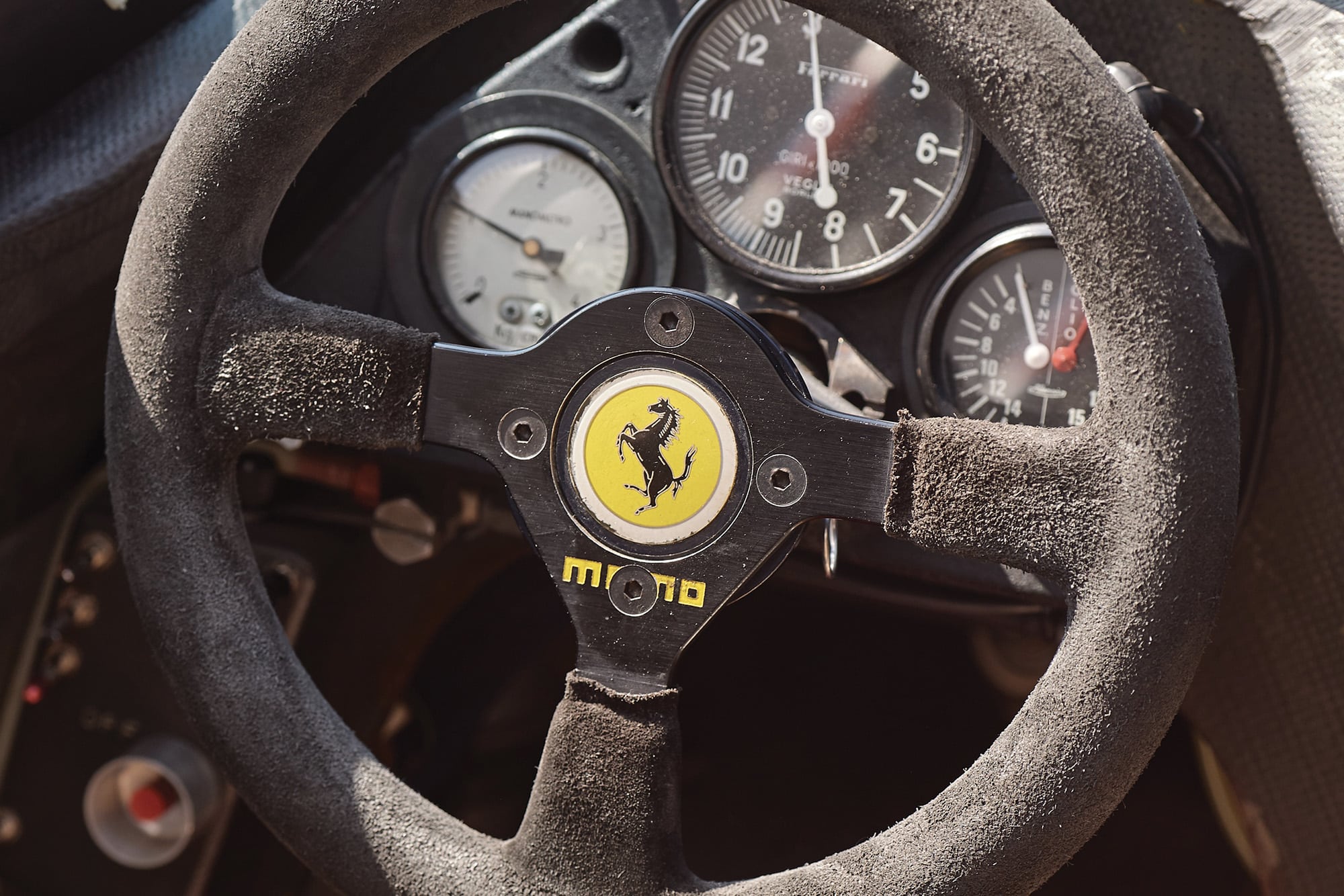 Cockpit of the 1982 F1 Ferrari 126 C2