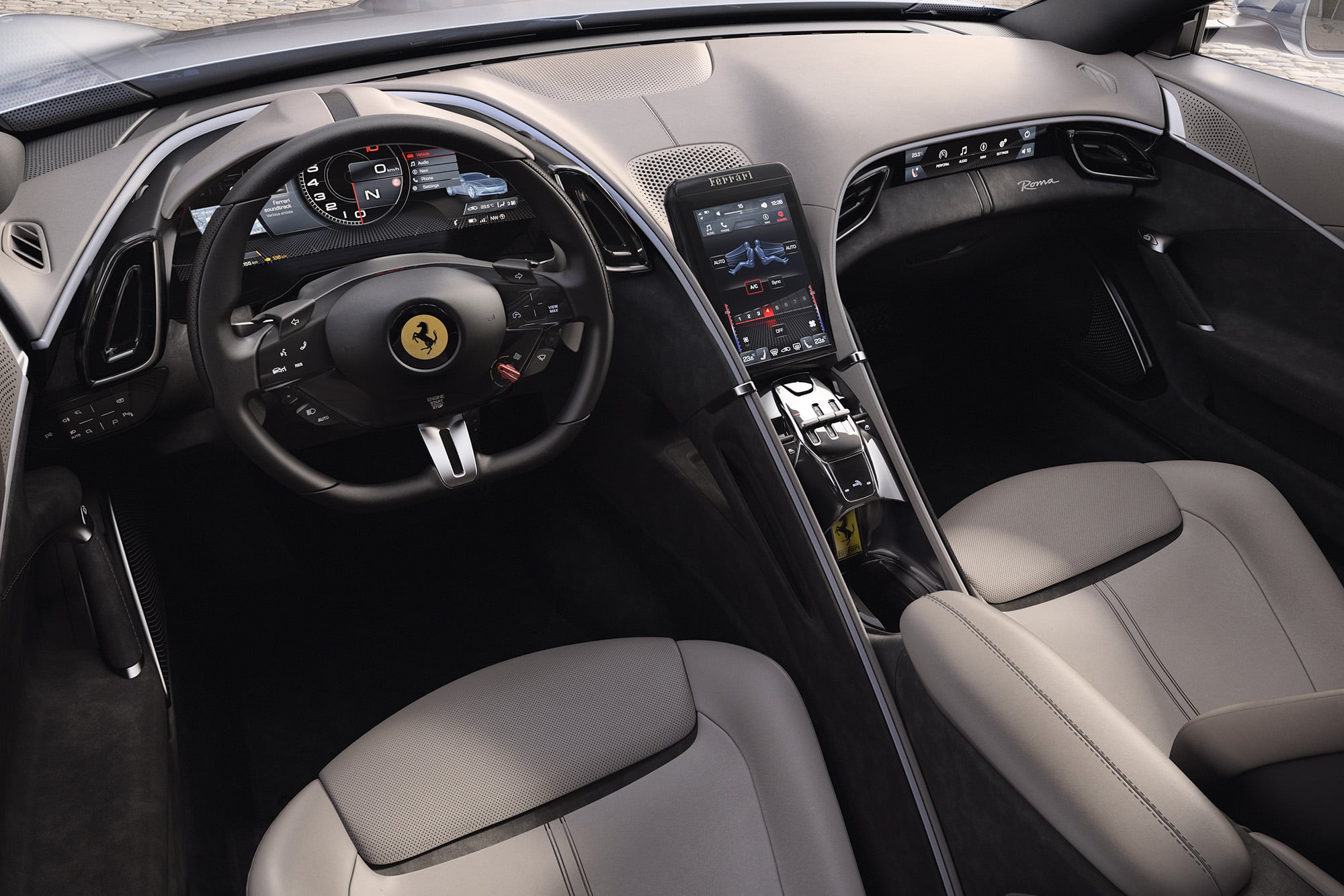 2019 Ferrari Roma interior