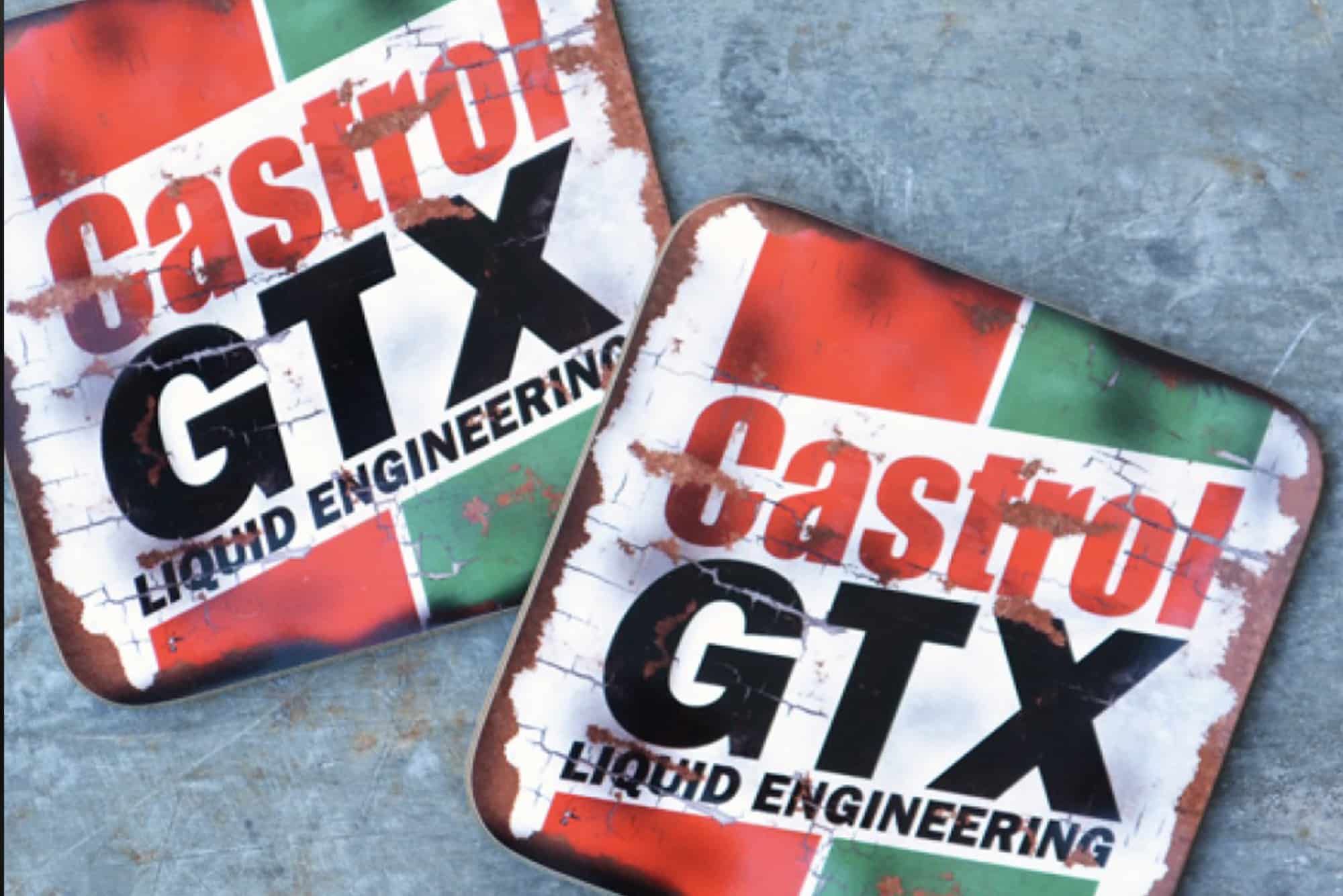 Castrol GTX coasters