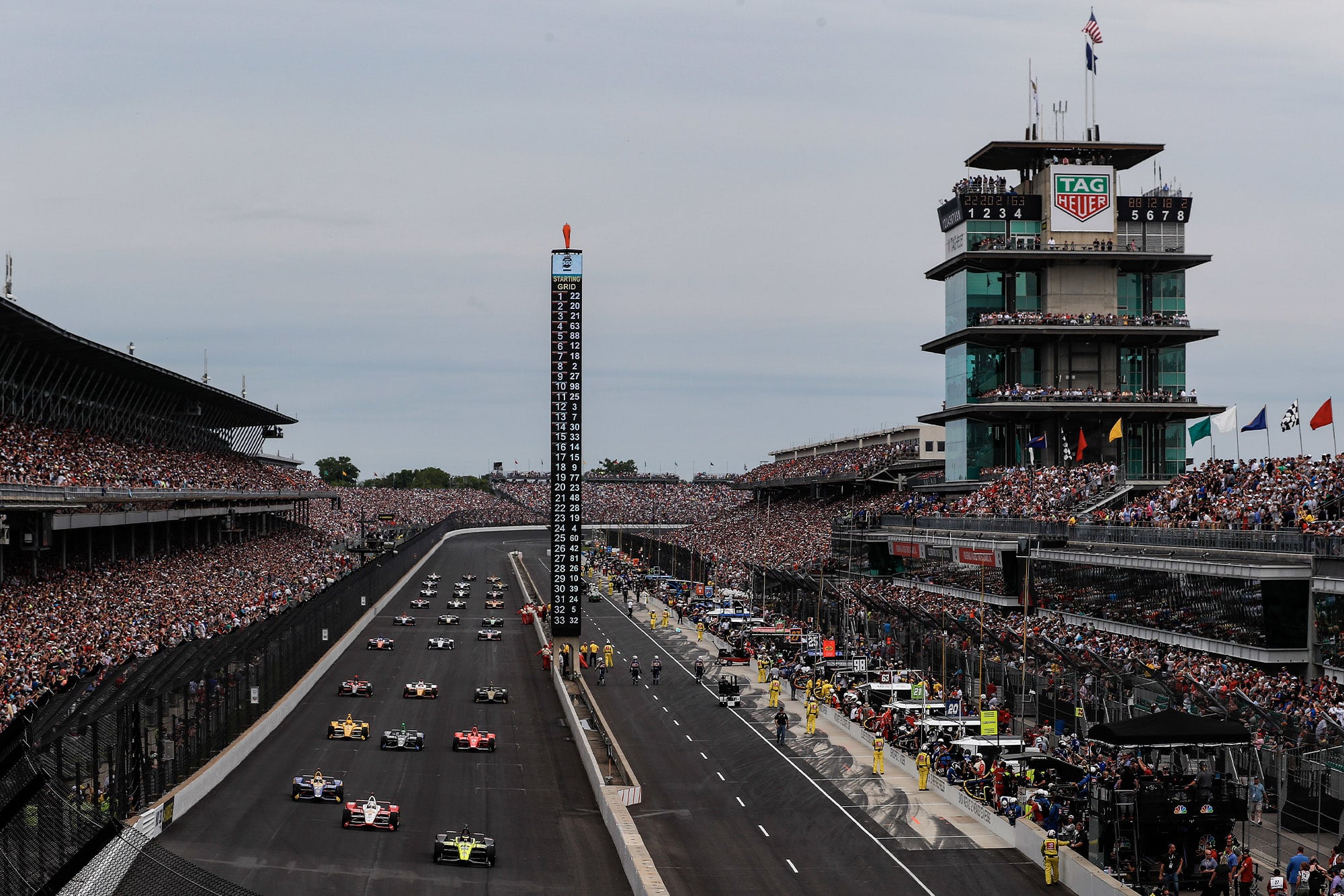 The start of the 2019 Indy 500