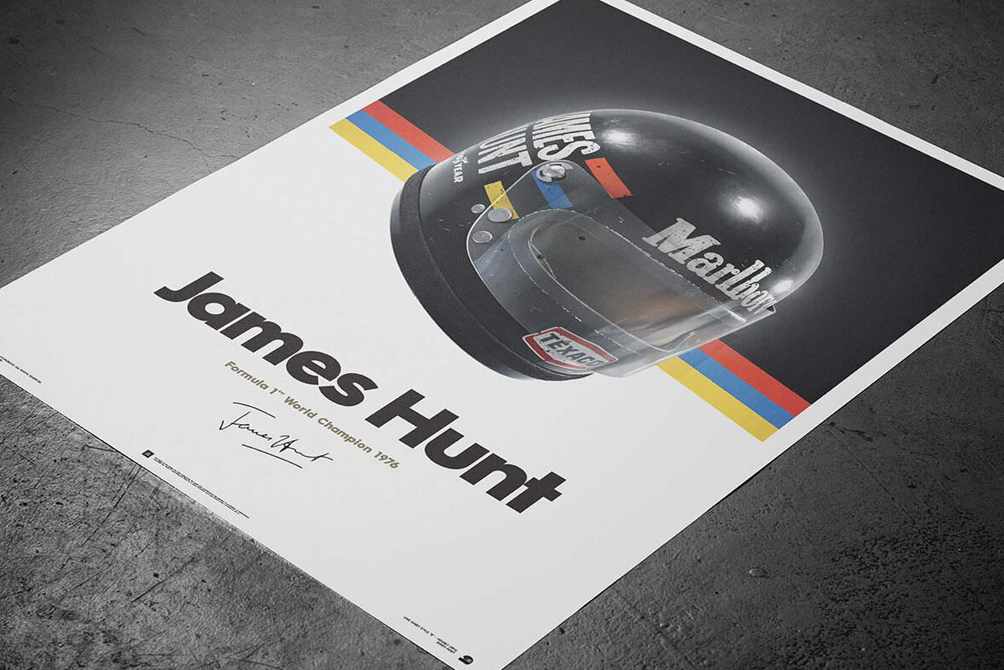 James Hunt Automobilist poster