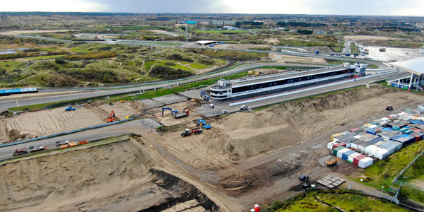 Banked corners under construction at Zandvoort ahead of 2020 Dutch GP