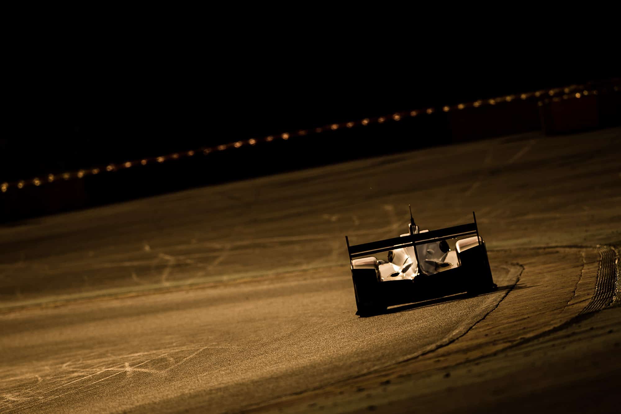 Porsche 919 heads into the sunset at Spa