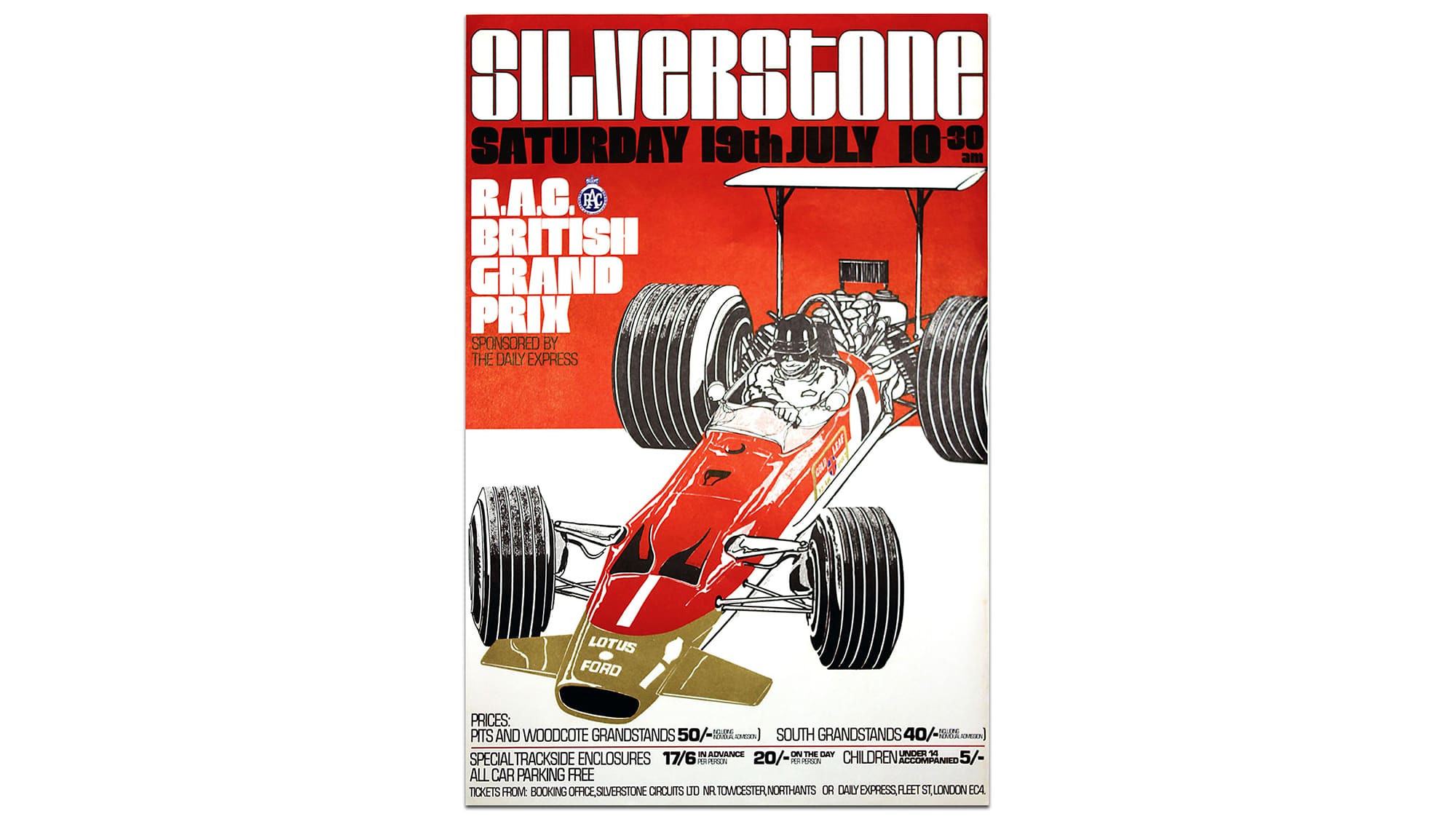 Silverstone GP poster