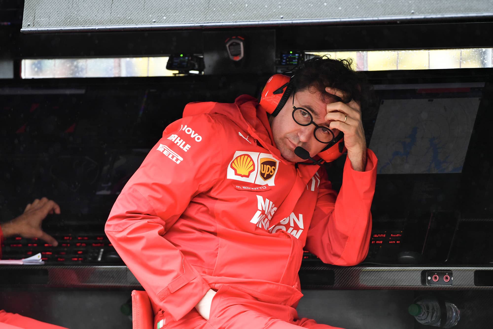 Mattia Binotto during the 2019 Brazilian Grand Prix weekend