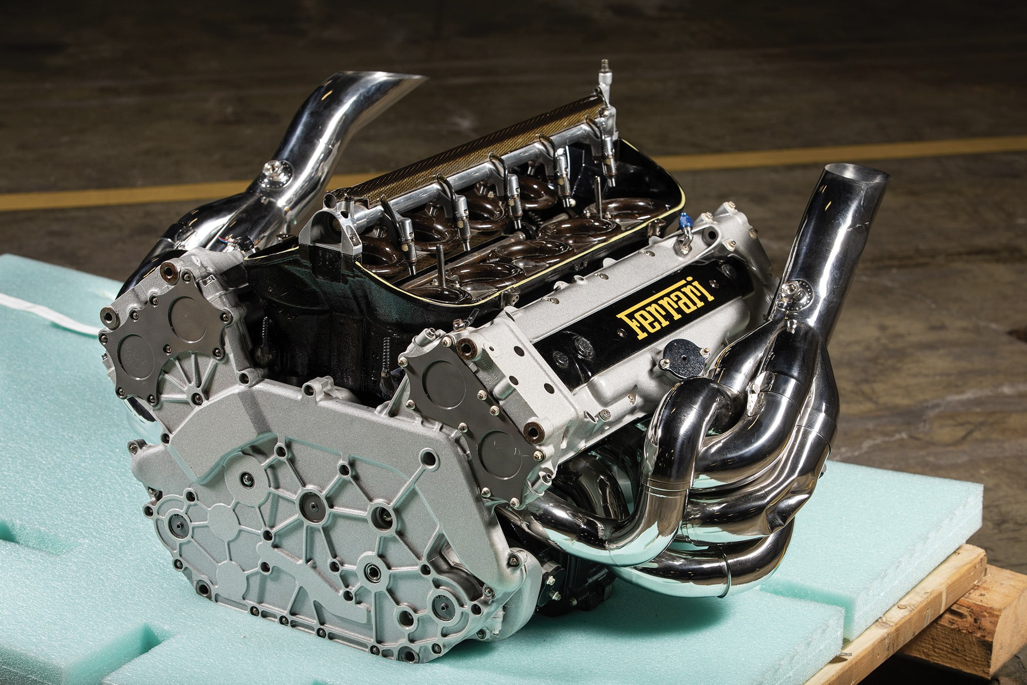 Ferrari F2002 engine sold for $93,600 in a December 2019 auction
