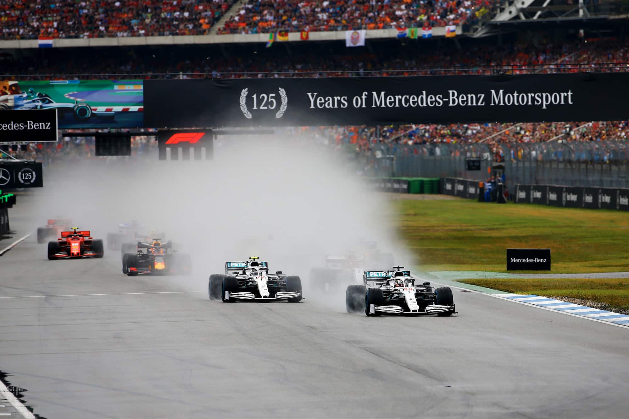 The start of the 2019 German Grand Prix