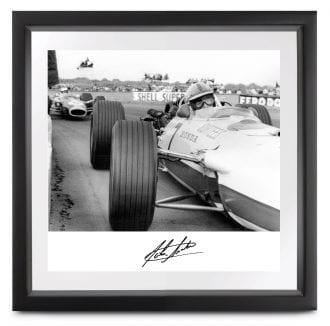 Product image for John Surtees - Honda RA273 - Silverstone | Limited Edition print | signed John Surtees