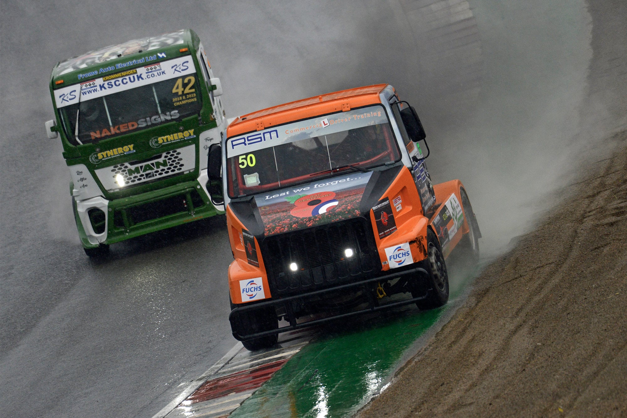 British Truck Racing Association Championship racing from Brands Hatch