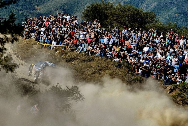 Dust flying in the 2017 Rally Argentina