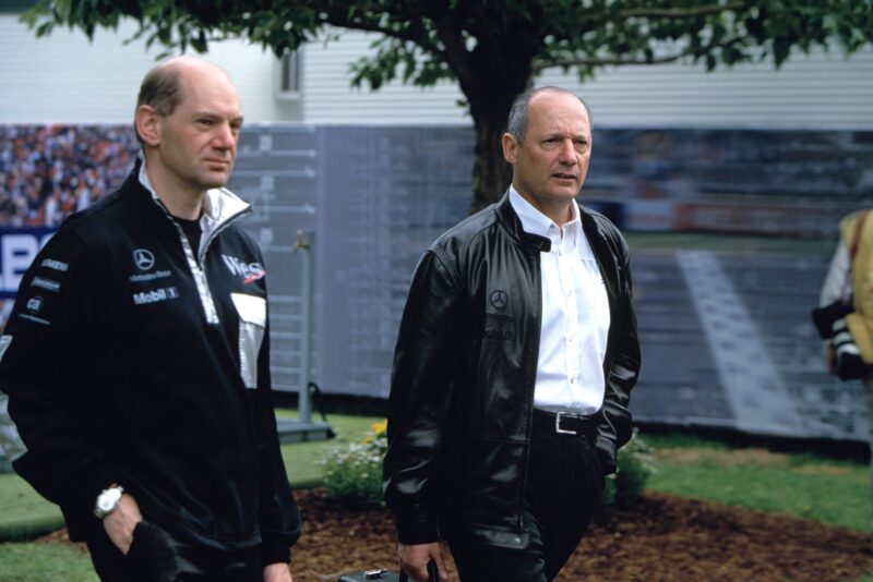 Adrian Newey with Ron Dennis in 2004