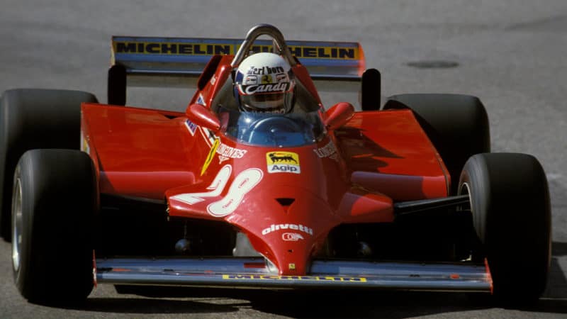 Didier-Pironi-driving-for-Ferrari-at-the-1981-Italian-GP
