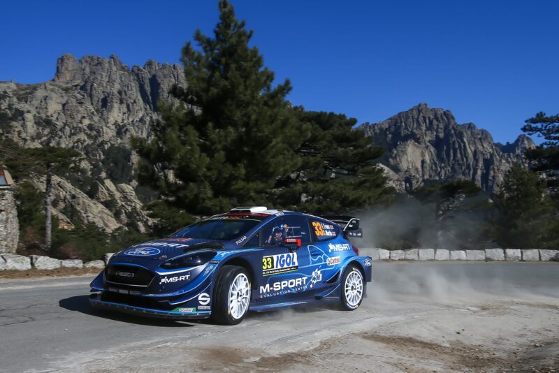 Elfyn Evans during Rally Corsica 2019