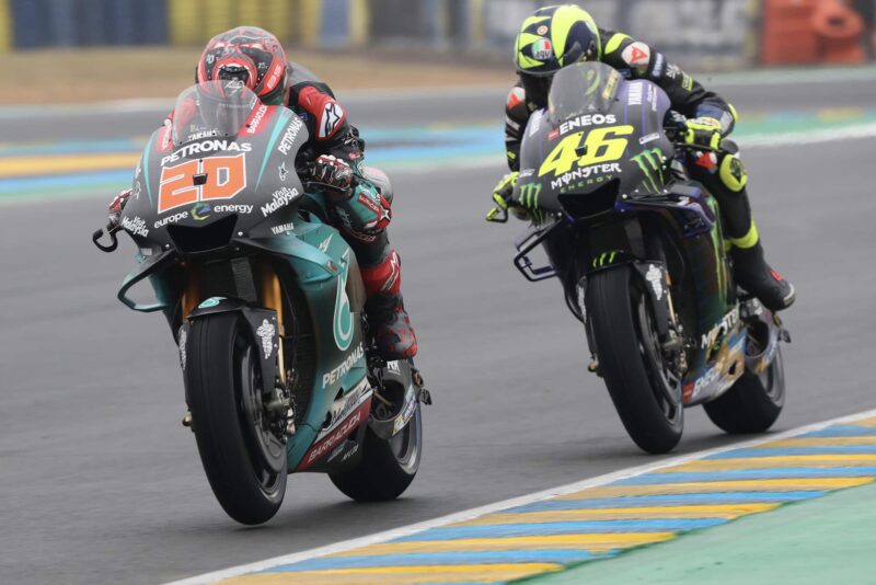 Fabio Quartararo ahead of Valentino Rossi on track in 2019