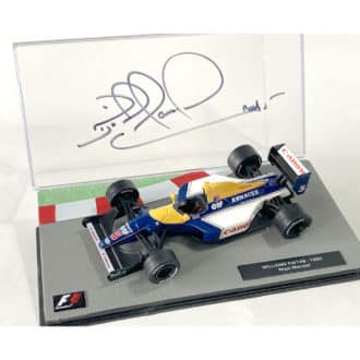 Product image for Nigel Mansell - Williams FW14B - 1992 | model | signed Nigel Mansell | 1:43 scale