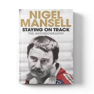 Product image for Staying on Track | The Autobiography | Signed Nigel Mansell