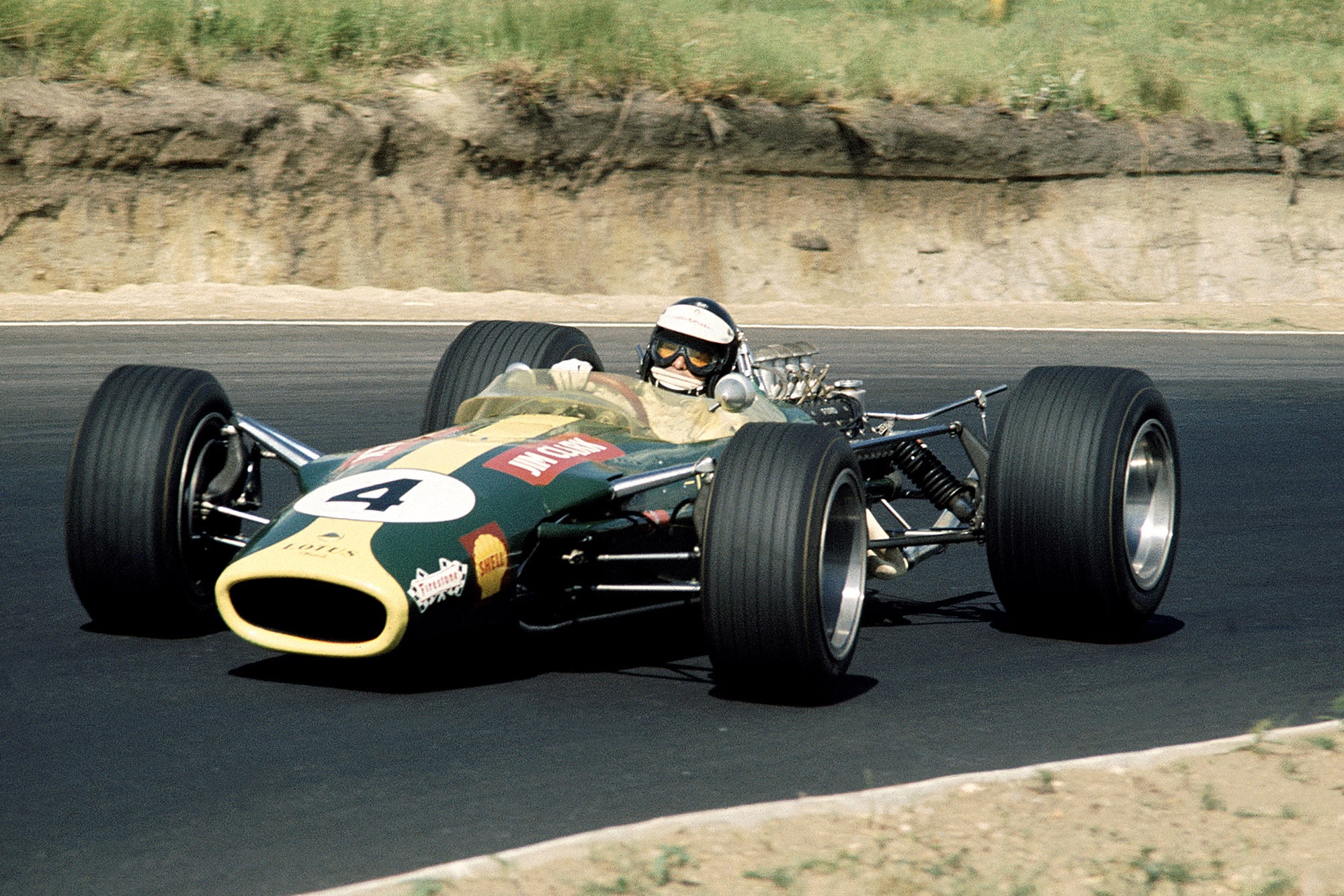 Jim Clark in the 1968 South African Grand Prix