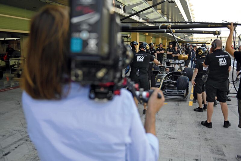 Drive to survive Haas pitstop