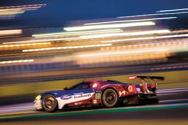 Ford GT Le mans win night