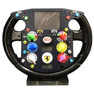 Product image for Kimi Räikkönen - Ferrari - 2007 | replica steering wheel | signed Kimi Räikkönen | full-size