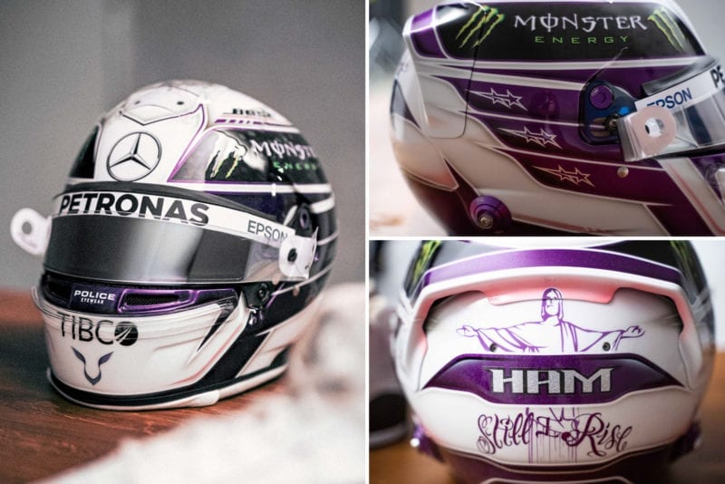 Lewis Hamilton 2020 helmet