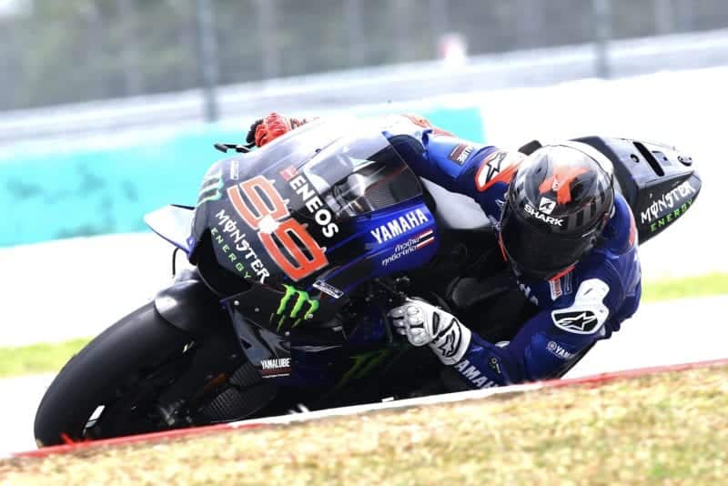 Jorge Lorenzo testing with Yamaha