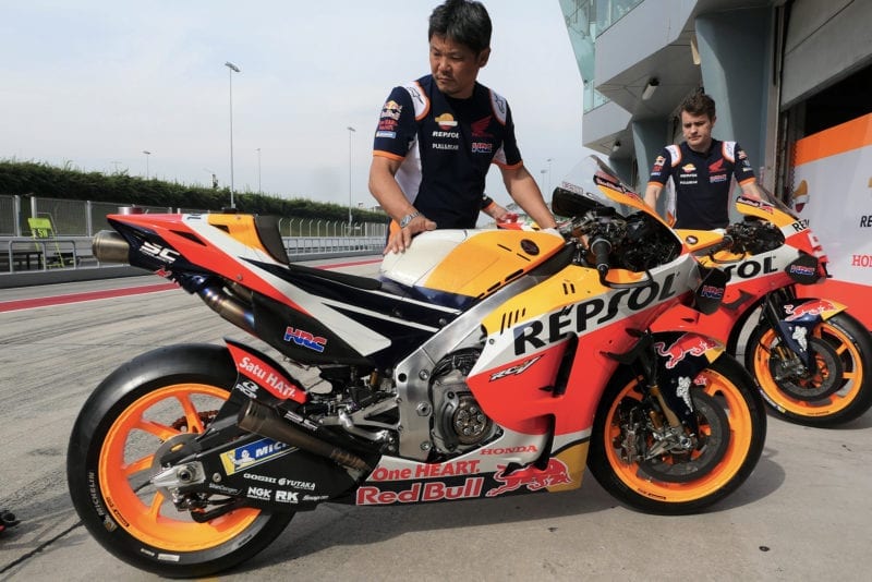 Marc Marquez's Honda in 2020 Sepang pre-season MotoGP testing