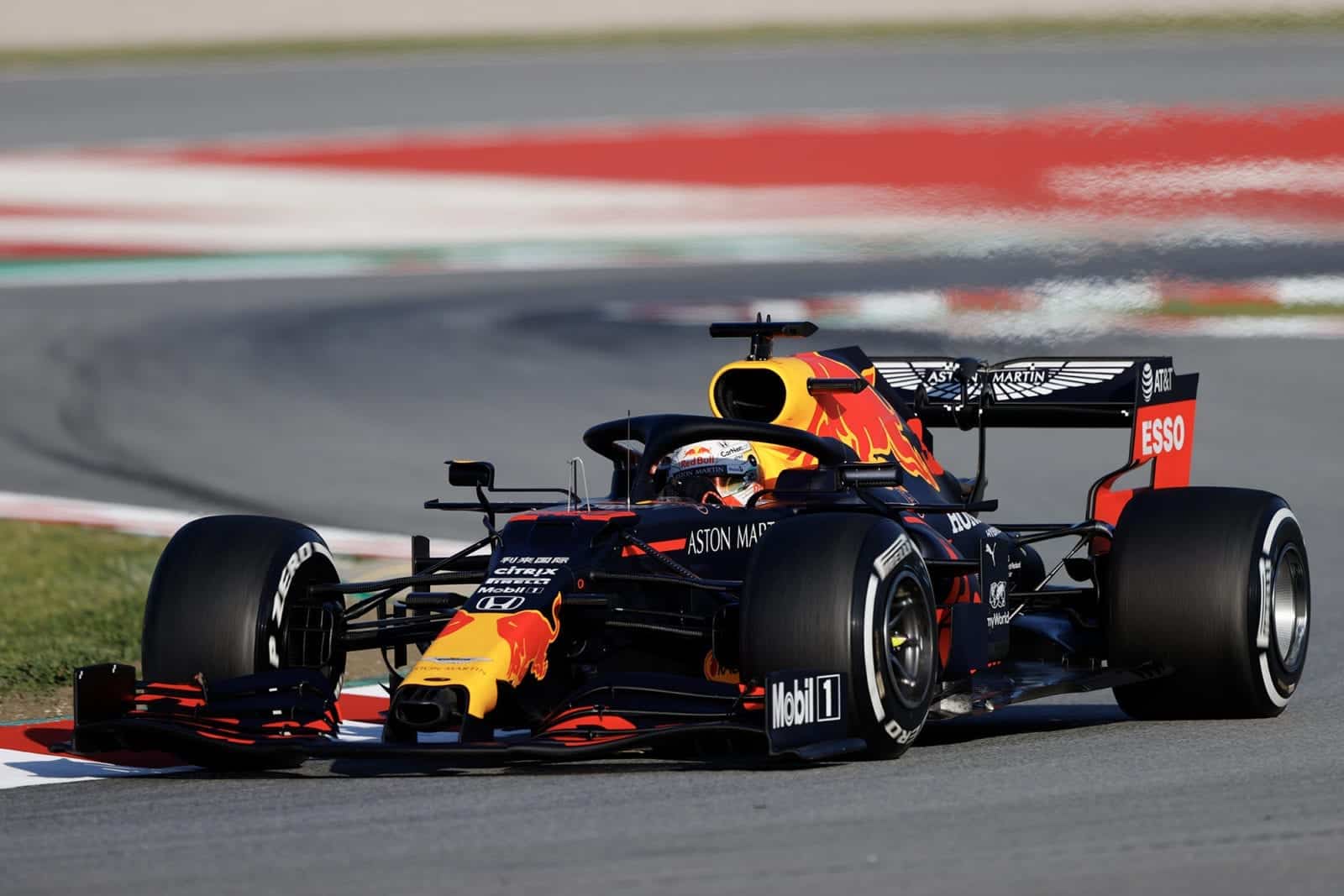 Max Verstappen Red Bull during 2019 F1 preseason testing