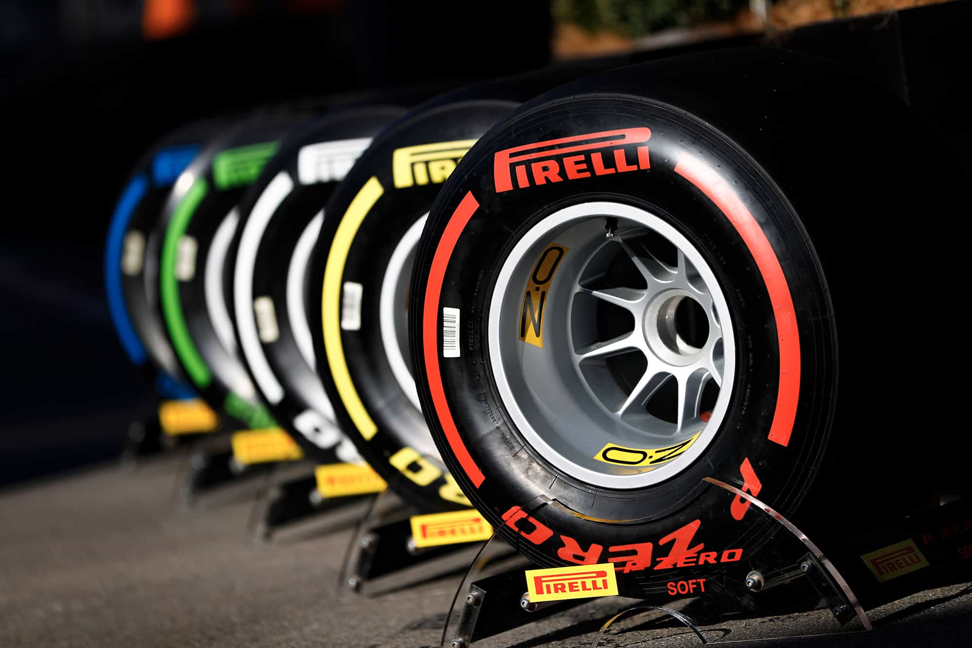 Pirelli tyres at 2019 pre-season F1 testing