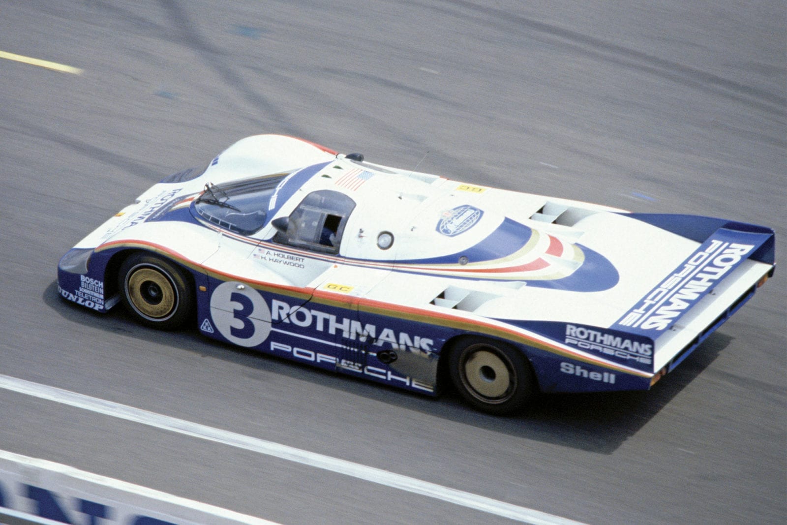 1982 Le Mans 24 hours. Le Mans, France. 19-20 June 1982. Hurley Haywood/Al Holbert/Jurgen Barth (Porsche 956), 3rd position.