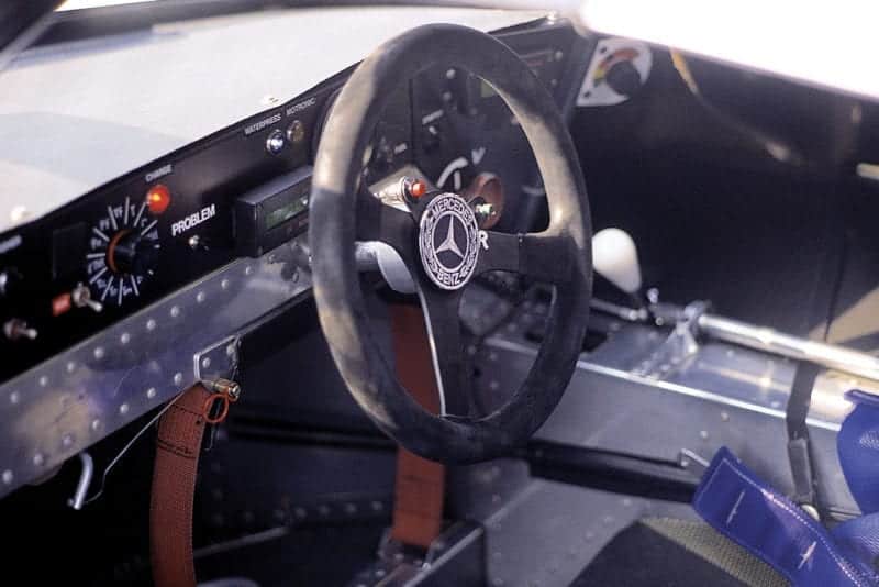 Sauber C9 steering wheel