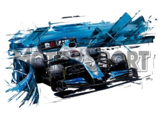 Product image for George Russell - Williams - 2019 | David Johnson | Limited Edition print