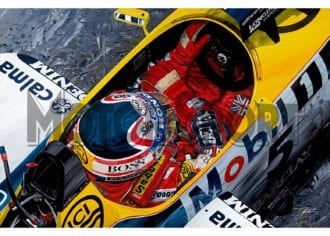 Product image for Nigel Mansell - Williams - 1987 | David Johnson | Limited Edition print