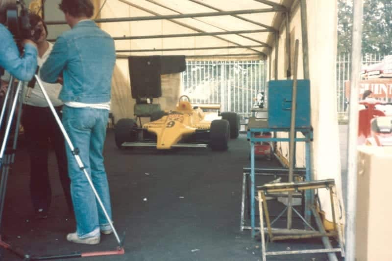 Slim Borgudd's ATS at the 1981 Italian GP