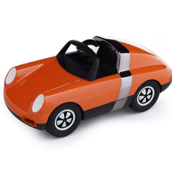 luft sports car toy model in orange