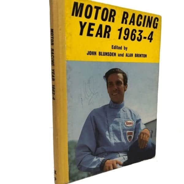 Motor Racing Year 1963-64 book Signed by Jim Clark