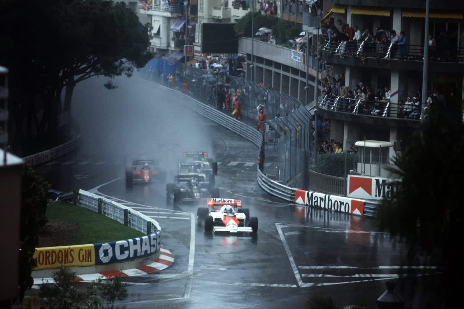 1984 Monaco Grand prix start