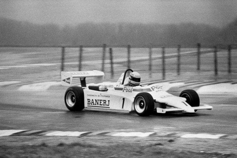 2. Ayrton Senna racing his Ralt RT3 at Thruxton in the 1983 Formula 3 Championship