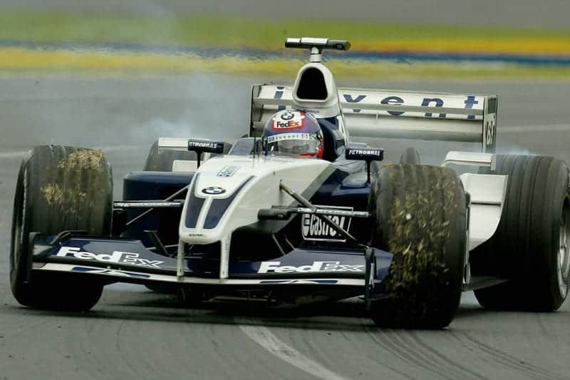 2003 F1 Australian Grand Prix Montoya spin