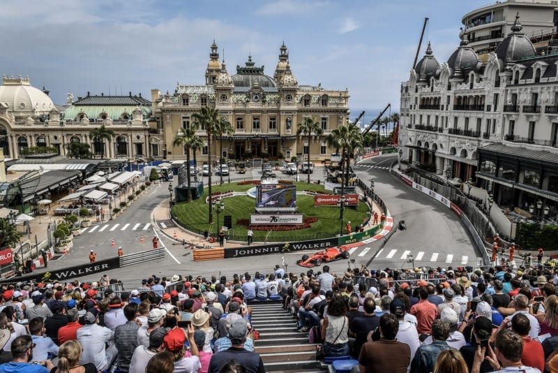 2018 Monaco Grand Prix Kimi Raikkonen in Casino Square