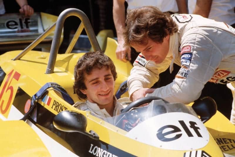 Alain Prost Gilles Villeneuve 1981 Monaco GP