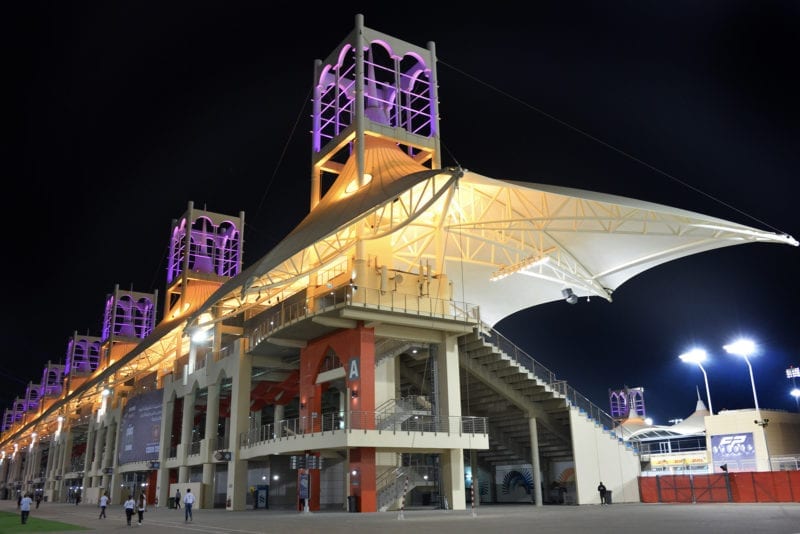 Bahrain circuit grandstand