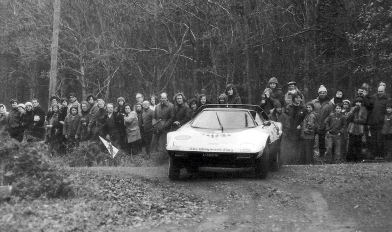 Chequered Flag Stratos on Forest of the Dean Rally