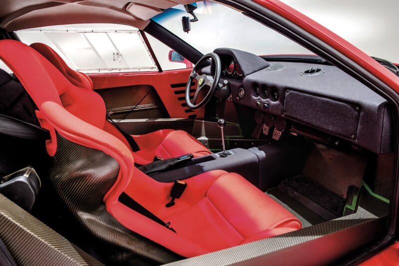 Ferrari F40 interior