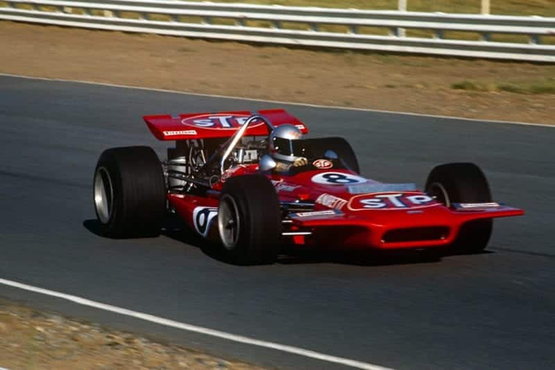 Mario Andretti in the March 701 during the 1970 South African Grand Prix